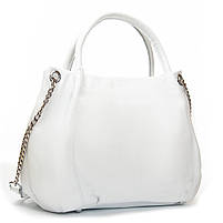 Жіноча шкіряна сумка 8918-9 white.Купити жіночі сумки гуртом і в роздріб із натуральної шкіри в Україні, фото 4