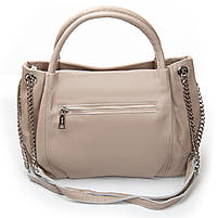 Жіноча шкіряна сумка 8918-9 beige.Купити жіночі сумки гуртом і в роздріб із натуральної шкіри в Україні, фото 4