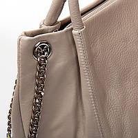Жіноча шкіряна сумка 8918-9 beige.Купити жіночі сумки гуртом і в роздріб із натуральної шкіри в Україні, фото 6