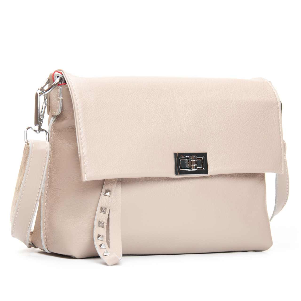 Жіноча шкіряна сумка 8793-9 beige.Купити жіночі сумки із натуральної шкіри trandbags.com.ua