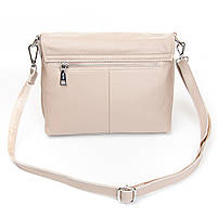 Жіноча шкіряна сумка 8793-9 beige.Купити жіночі сумки із натуральної шкіри trandbags.com.ua, фото 4