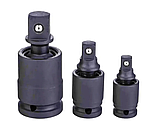 Набір перехідників на шарнірах для головок 1/4", 3/8", 1/2" Silver S11035, фото 3