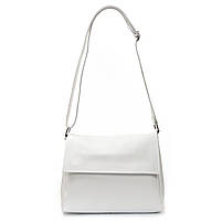 Жіноча шкіряна сумка 6504 white.Купити жіночі сумки гуртом і в роздріб із натуральної шкіри в Україні, фото 3