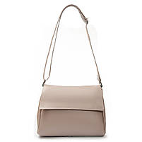 Жіноча шкіряна сумка 6504 beige.Купити жіночі сумки гуртом і в роздріб із натуральної шкіри в Україні, фото 4