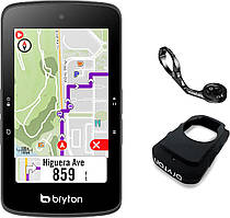 Велокомп'ютер Bryton Rider S800 - 3,4-дюймовий кольоровий РК-сенсорний екран із GPS для велосипеда/офлайн-комп'ютера, карта США