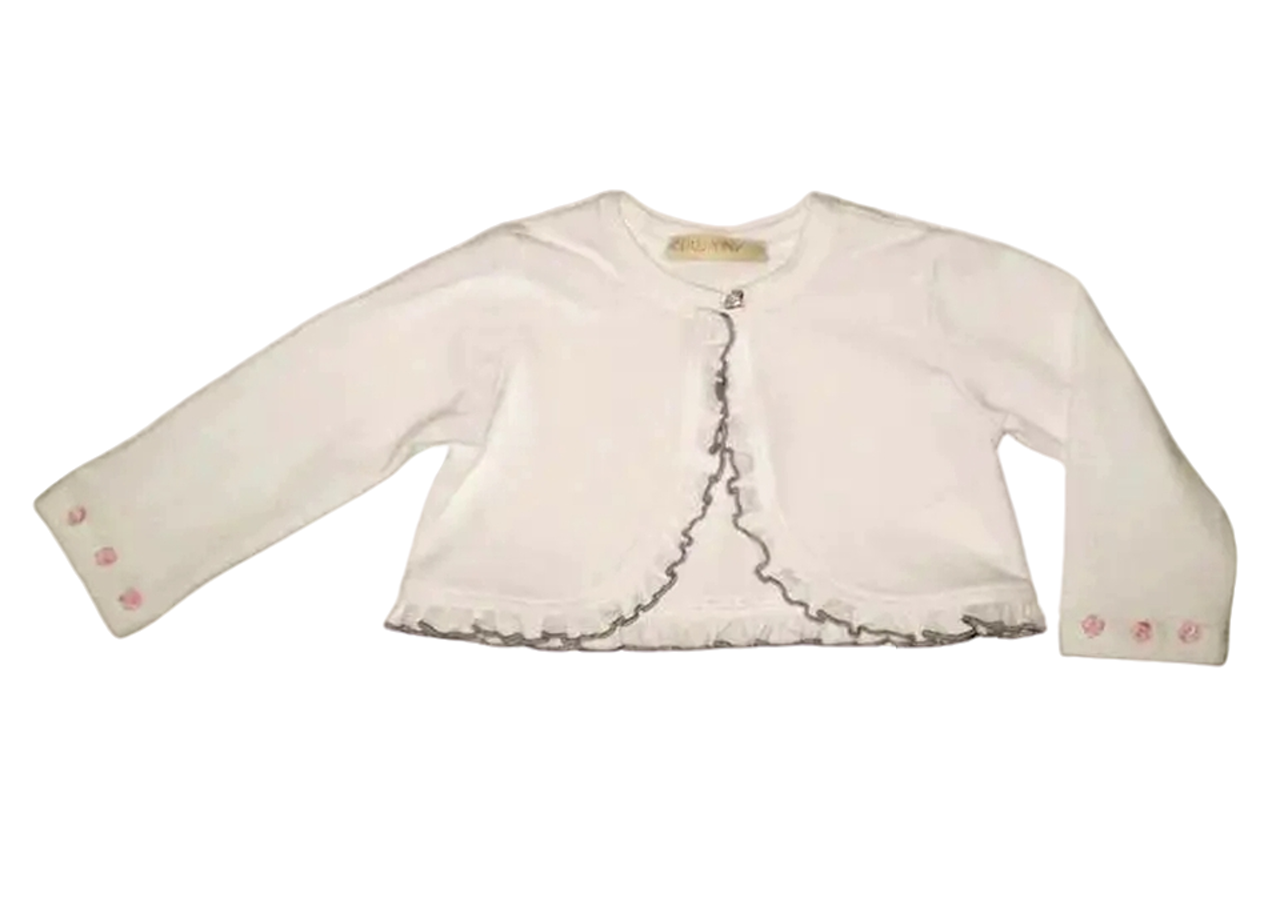 Болеро для дівчинки Ceremony by Wojcik 23582 білий 74-86