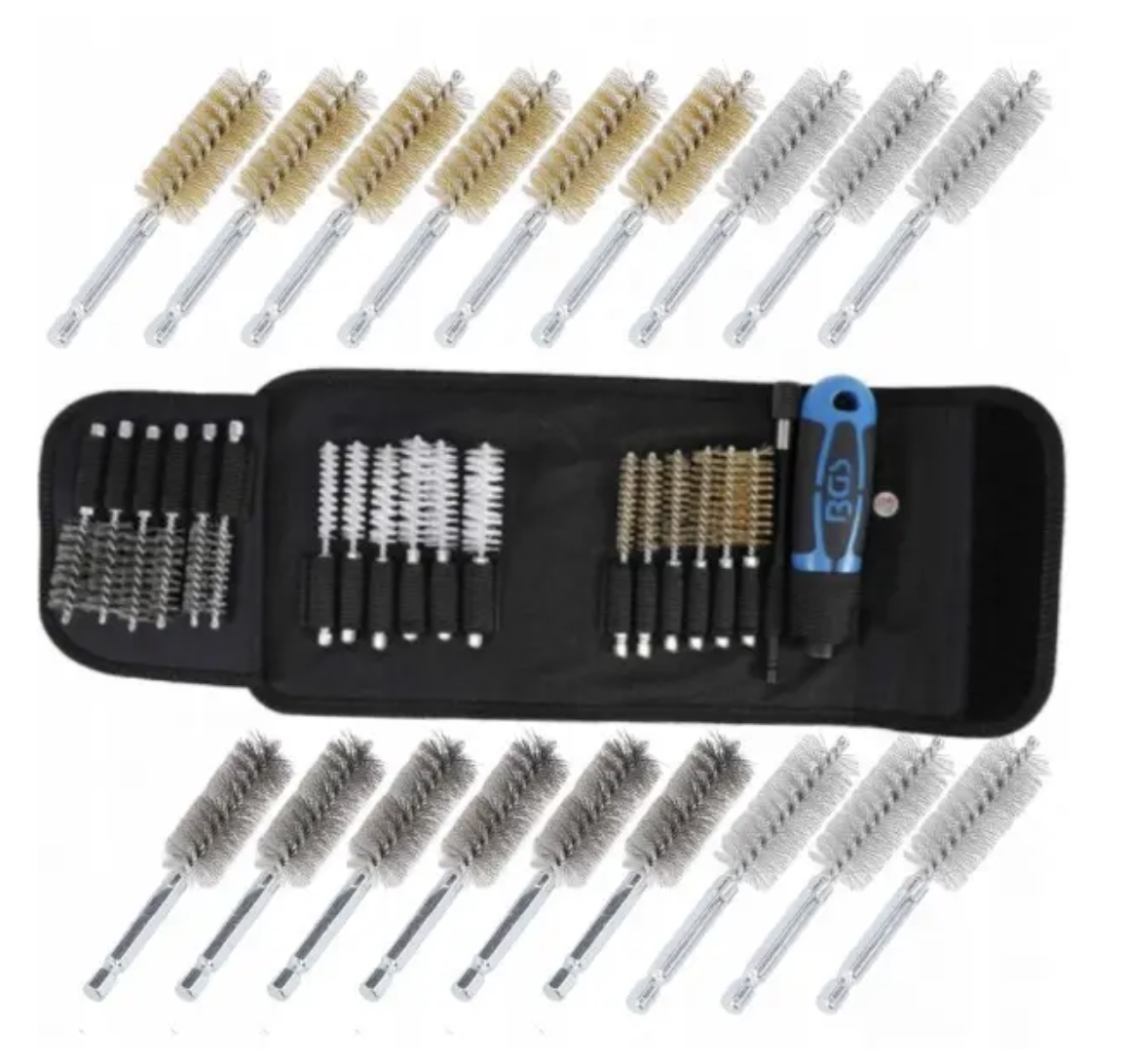 Щіточки для очищення гнізд форсунок 20 шт Silver S11618