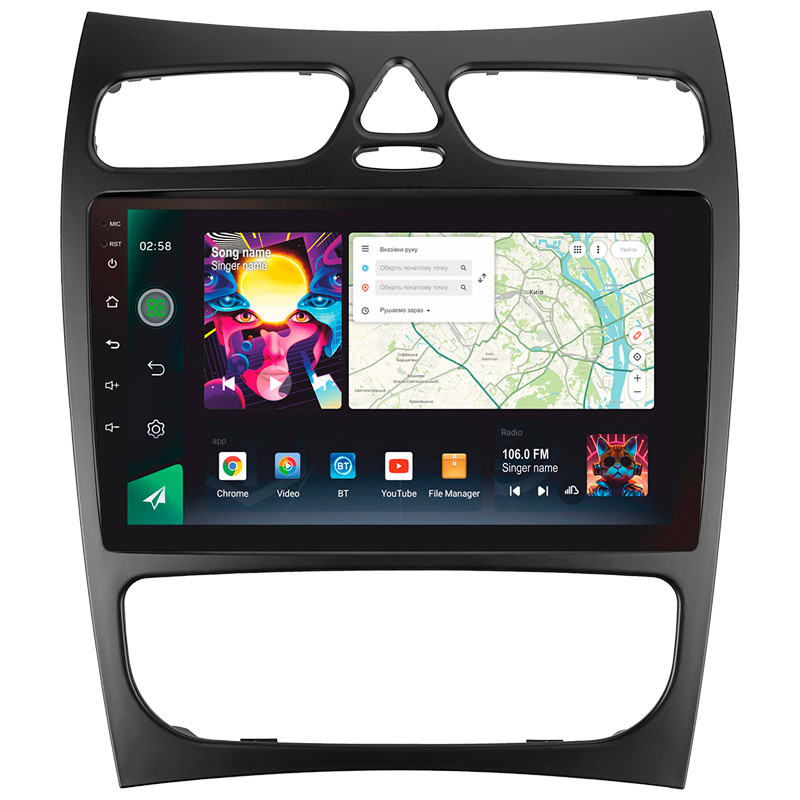 Штатна магнітола SIGMA PRO 9464 ANDROID 12 4+64 Gb 4G DSP Mercedes Benz CLK Class C209 A209 (F2) 20
