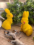 Великодній кролик для прикраси стола на свято h 8 см, фото 5