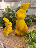 Великодній кролик для прикраси стола на свято h 8 см, фото 6