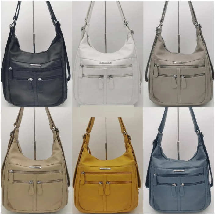 Сумка жіноча варенка на плече з довгим ремінцем зі штучної шкіри в різних варіантах Zhenya, фото 1