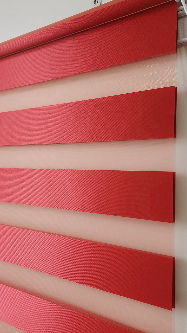 Рулонна штора День-ніч ВН 216-5 Червоний