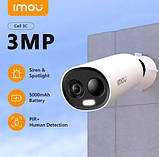 IMOU Cell 3C 3MP Акумуляторна 5000 мА·год Бездротова камера відеоспостереження, фото 2