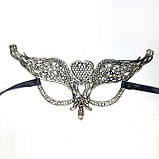 Маска маскарадна one size золотистий, фото 3