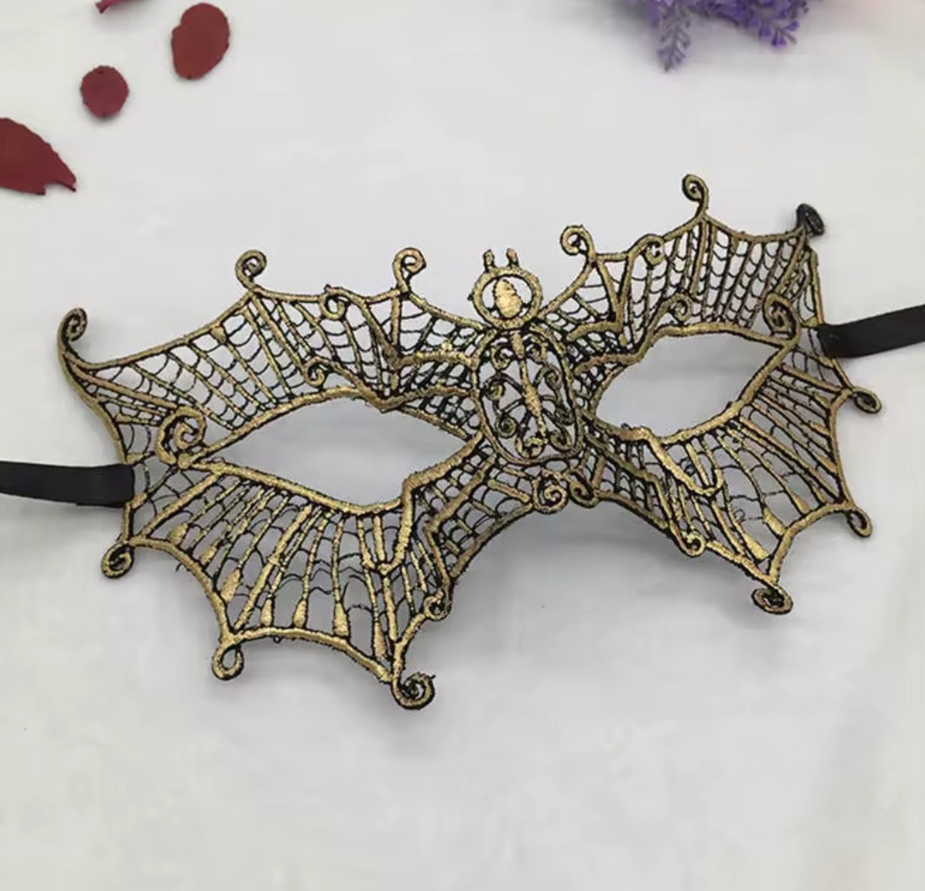 Маска для маскараду one size золотистий, фото 1