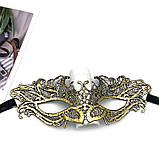 Маска із мережива one size золотистий, фото 2