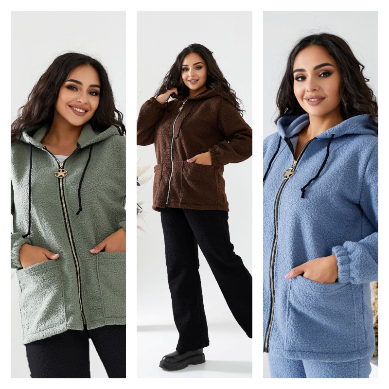 Жіноча куртка тедді