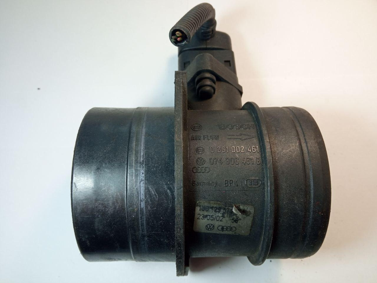 Витратомір повітря Bosch 0 281 002 461 Volkswagen / Audi 074 906 461 B