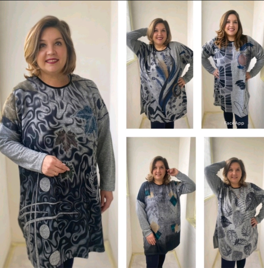 Туніка жіноча Туреччина великих розмірів, фото 1