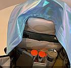 Модний голограмний рюкзак із Зайцем Кроликом  Білий Exclusive, фото 8