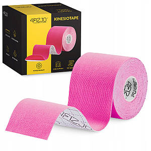 Стрічка кінезіологічна (кинезіотейп) 4FIZJO 7.5 см x 5 м 4FJ0547 Pink Poland