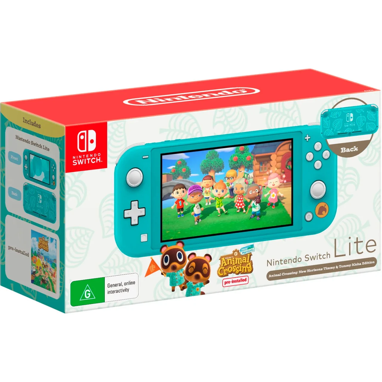 Портативна ігрова приставка Nintendo Switch Lite Animal Crossing: New Horizons Timmy & Tommy Aloha Edition