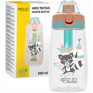 Пляшка для води дитяча 4FIZJO 500 мл Mix (P-5905973403696)