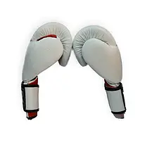 Рукавиці боксерські THOR RING STAR 16oz /PU /бело-червоно-чорні, фото 5