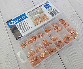 Набір мідних шайб 220 шт Geko G02821    Luxprice