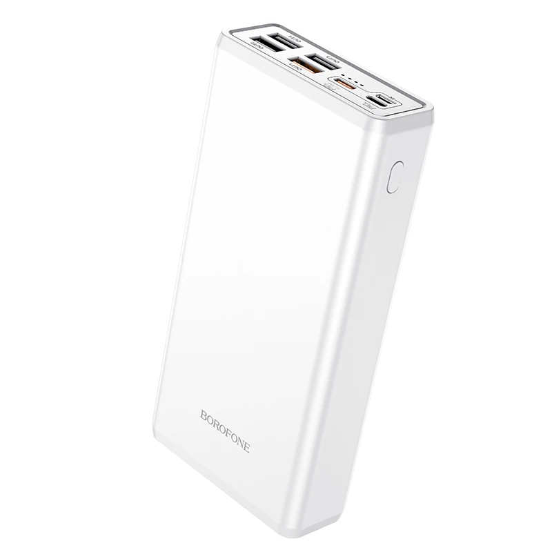 УМБ зарядний Power Bank BOROFONE BJ11 Rider 30000 мАч, біле, фото 1