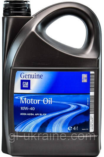 Моторна олива General Motors 10W-40, 4л (93165215)