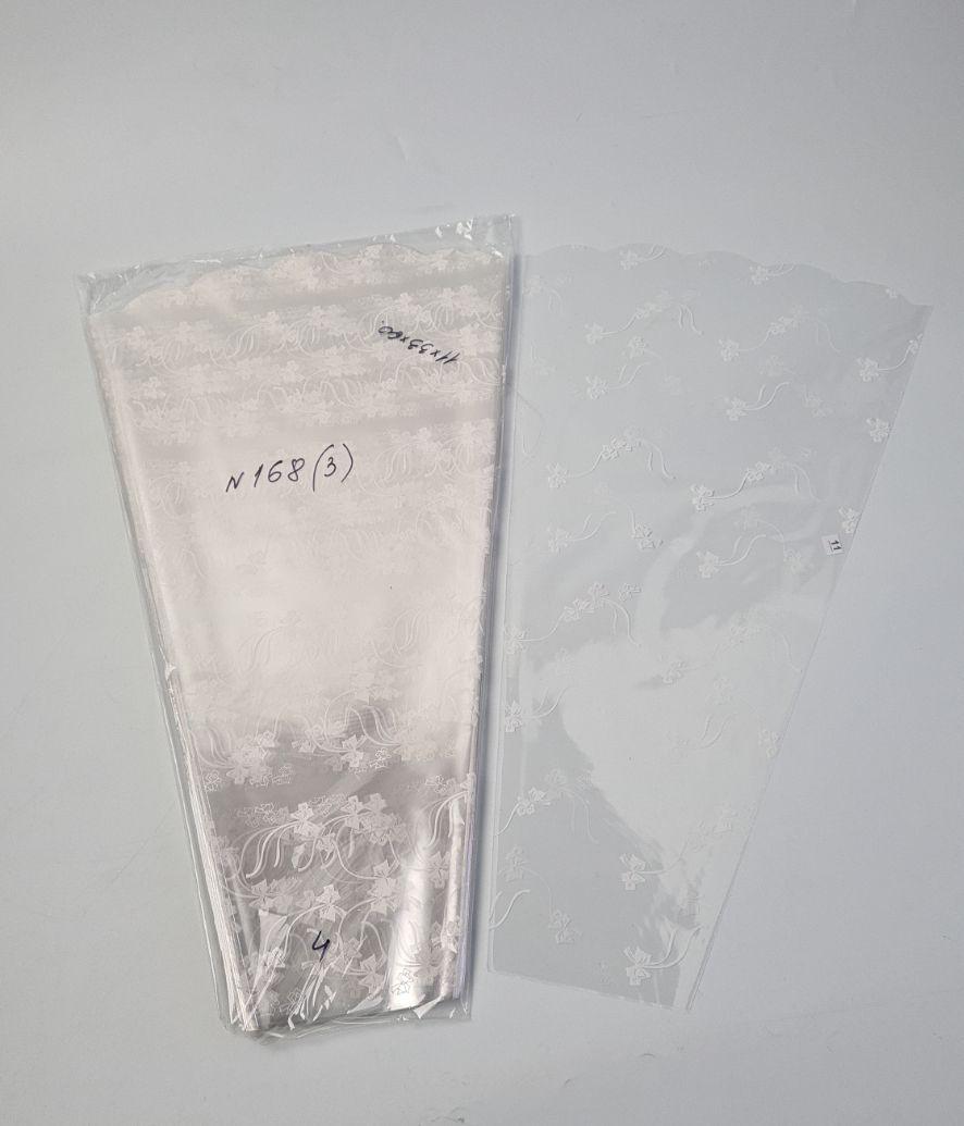 Конусні пакети для квітів з візерунком h60/11низ/33верх (100 шт.) візерунок 168 (3) (100 шт.), фото 1