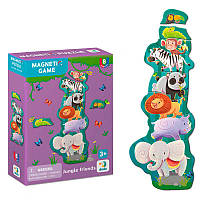 Магнітна гра "Друзі з джунглів" 200256 (64) "DoDo",  8 магнітів, в коробці