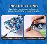 Автомат гідроге лівий Galaxy, M-416 (М96) електро бластер, стріляє орбізами, глушник, від акумулятора 7.4V, фото 8