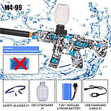 Автомат гідроге лівий Galaxy, M-416 (М96) електро бластер, стріляє орбізами, глушник, від акумулятора 7.4V, фото 2