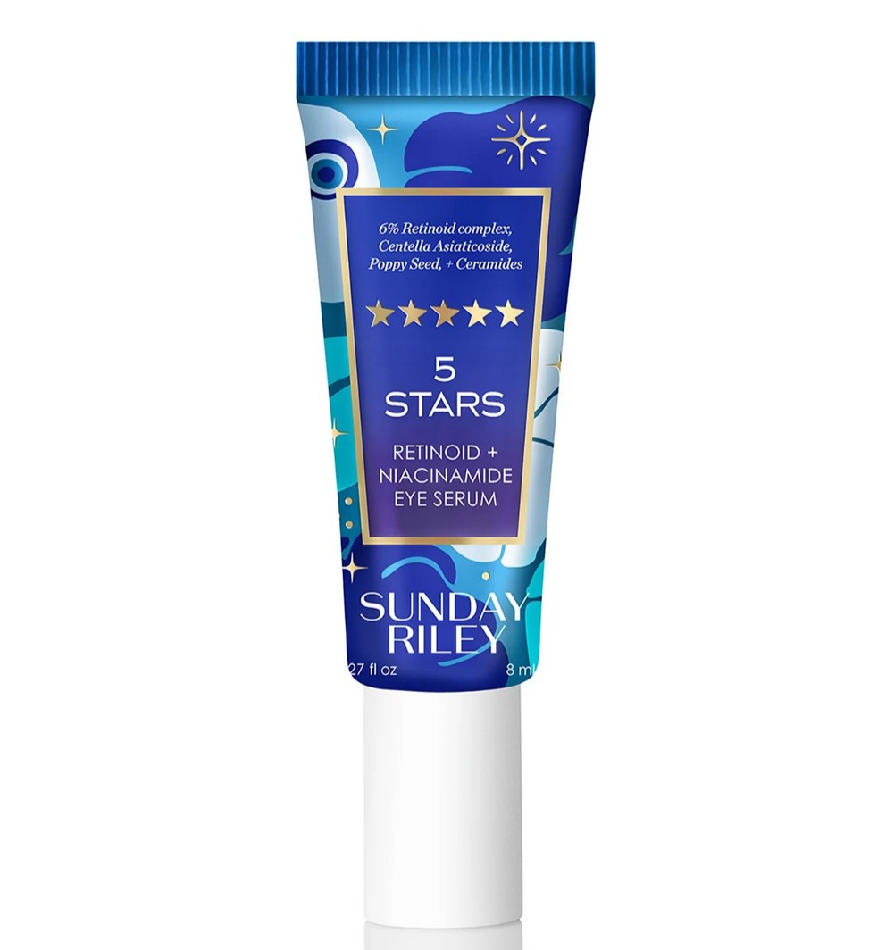 Сироватка для шкіри навколо очей Sunday Riley 5 stars Retinoid and Niacinamide eye serum, ретинол і ніацинамід 8ml, фото 1