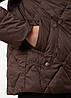 Куртка жіноча шоколадного кольору демісезонна Vivilona, фото 5