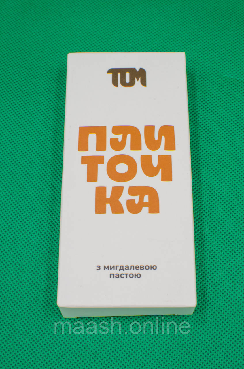 Шоколад Плиточка з Мигдальною пастою ТОМ, 100г