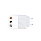 Оригінал! Зарядний пристрій XO QC 3.0 L72 30W (18W/1USB + 2.4A/2 USB) + cable Lightning White (XO-L72i-WH) - Вища Якість!, фото 4