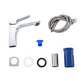 Змішувач для умивальника Frap F1087 (хром), фото 2