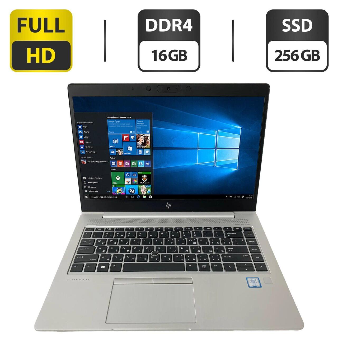 Ноутбук HP EliteBook 840 G6/ 14" (1920x1080)/ Core i5-8365U/ 16 GB RAM/ 256 GB SSD/ UHD 620