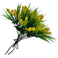 Штучні квіти букет мімоза пухнаста 7 гілок, 40см