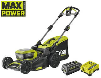 Ryobi Газонокосарка акумуляторна Max Power RY36LMX46A-150 36В акб 1х5А·год 46см 55л 25-75мм 22.5кг