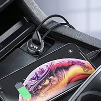 Автомобільний зарядний пристрій Baseus High Efficiency One to Two Cigarette Lighter Black, фото 6