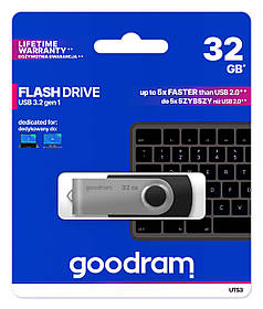Флешка USB GOODRAM Twister 32GB Black (UTS3-0320K0R11)