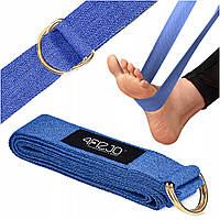 Ремінь для йоги 4FIZJO 300 см Blue (P-5907739318435)