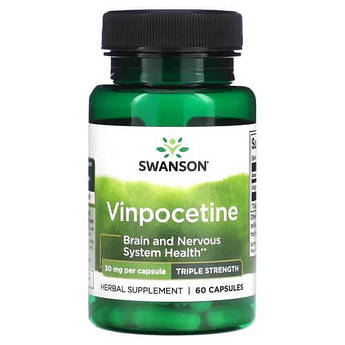 Swanson Vinpocetine 30 mg 60 капсул