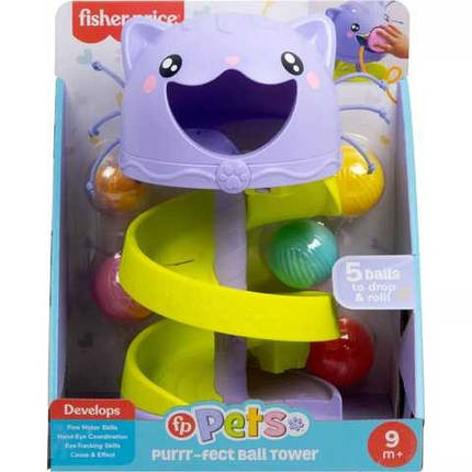 KMHTW92 Ігровий набір Весела вежа з кульками Fisher-Price, фото 1