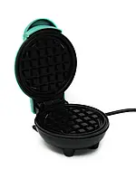 Вафельниця XL-287 з антипригарним покриттям Бірюзова тефлон