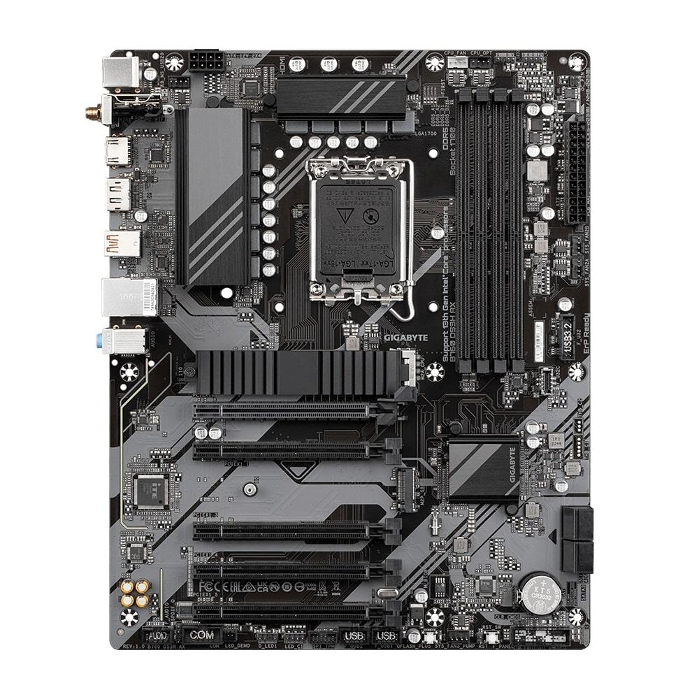 Gigabyte Материнська плата B760 DS3H AX s1700 B760 4xDDR5 M.2 HDMI DP Wi-Fi ATX